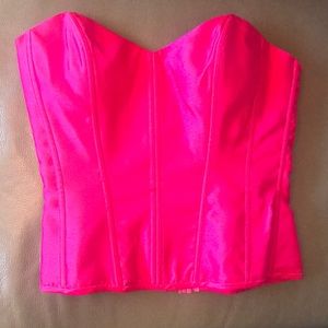 Fernando Wong Hot Pink Corset Top